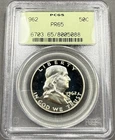 1962 Franklin Half Dollar 50c - PCGS PR65 - Light Cameo OGH Green Holder