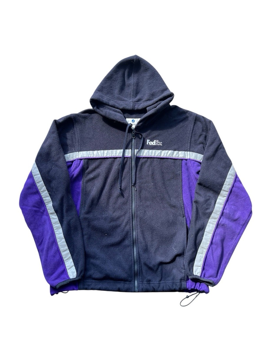 FedEx Jacket Men Size Med VF Imagewear Hoodie Hooded Sweatshirt