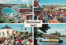 Butlins Filey Yorkshire "Butlinland Filey Multiview" posted 1974