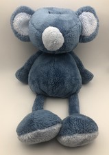Ty Beanie Babies Ploffies Rat Jazzy 10" Blue Gray Classic Mouse Plush 2005
