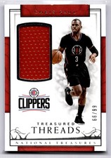 2016-17 Panini National Treasures #27 Chris Paul Treasured Threads #/99