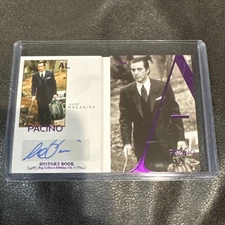AL PACINO 2024 LEAF HISTORY BOOK A-List Magazine  AUTO 6/6 SP