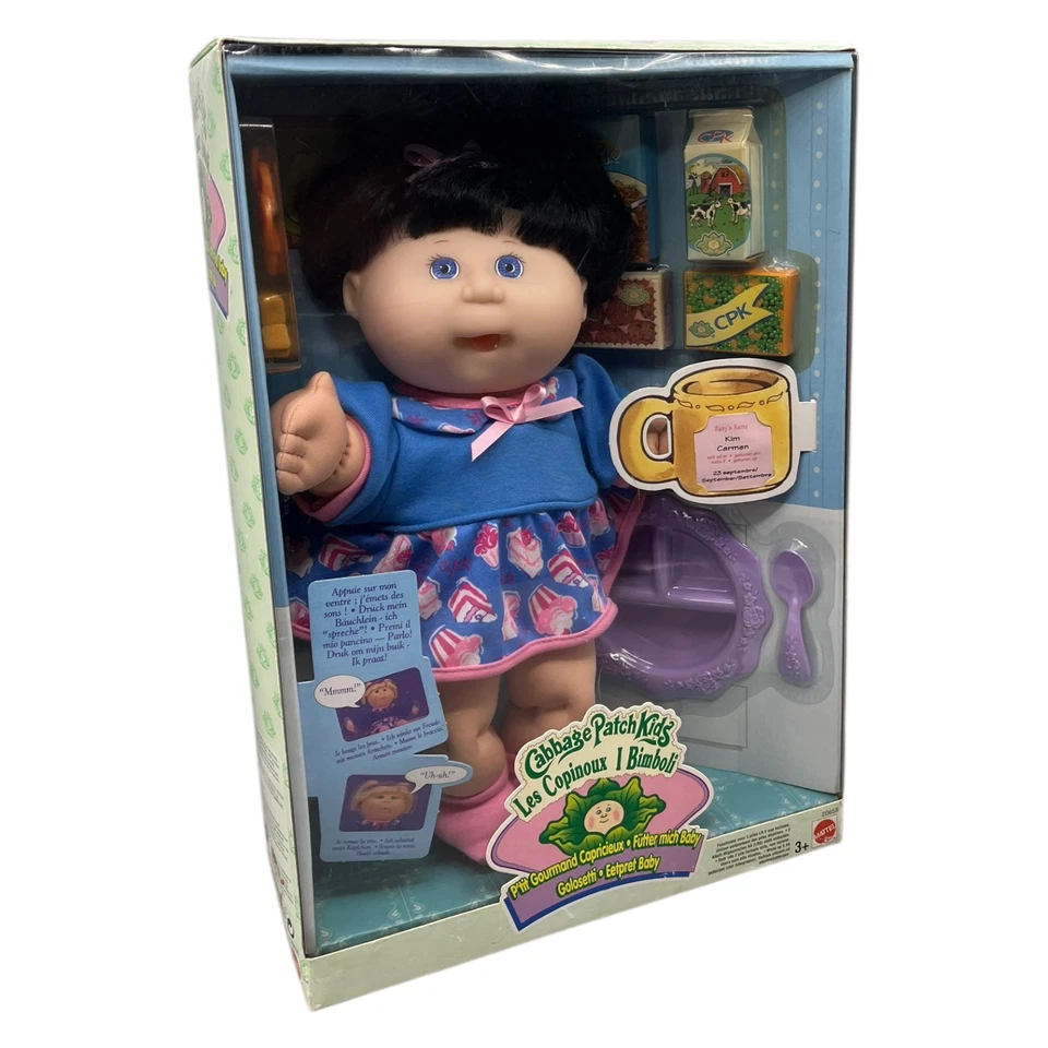 Mattel Cabbage Patch Kids Puppe Fütter mich Baby 1990 First Edition CPK 20658 - Bild 3 von 4