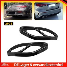 Auspuff Endrohr Blenden Für Mercedes C205 A205 S205 C117 X117 Edelstahl Schwarz Auspuff Endrohr Blenden Für Mercedes C205 A205 S205 C117 X117 Edelstahl Schwarz