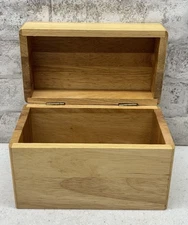 Kamenstein Index Or Recipe Wooden Box