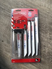 CRAFTSMAN 11-Piece Bi-Metal Reciprocating Saw Blade Set Wood & Metal Cutting
