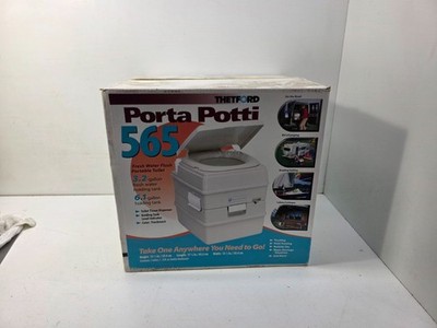 Thetford Porta Potti 565 White Portable Toilet For RV, Boat, Camping, Hunting