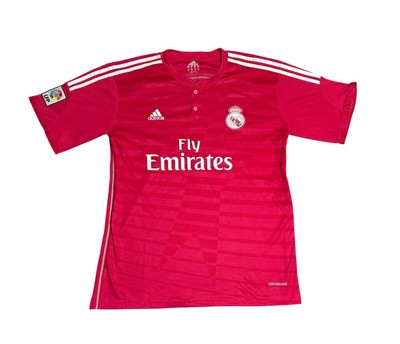 Adidas Real Madrid 2014 2015 James Rodriguez Jersey Pink #10 Rare