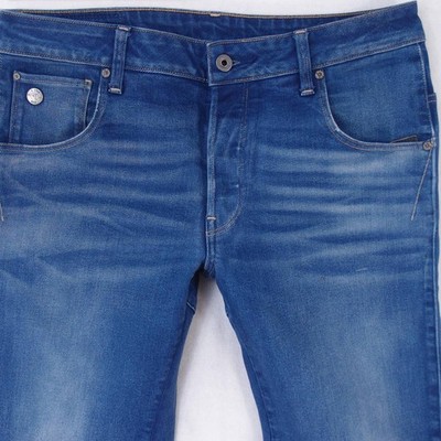 Herren G-Star ARC 3D SLIM Stretch Slim Straight Blau Jeans W32 L30
