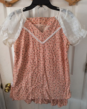 Vintage Square Dancing Skirt Top Set