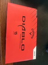 Callaway Diablo 15 Golf Balls White Powerful Performance New In Box