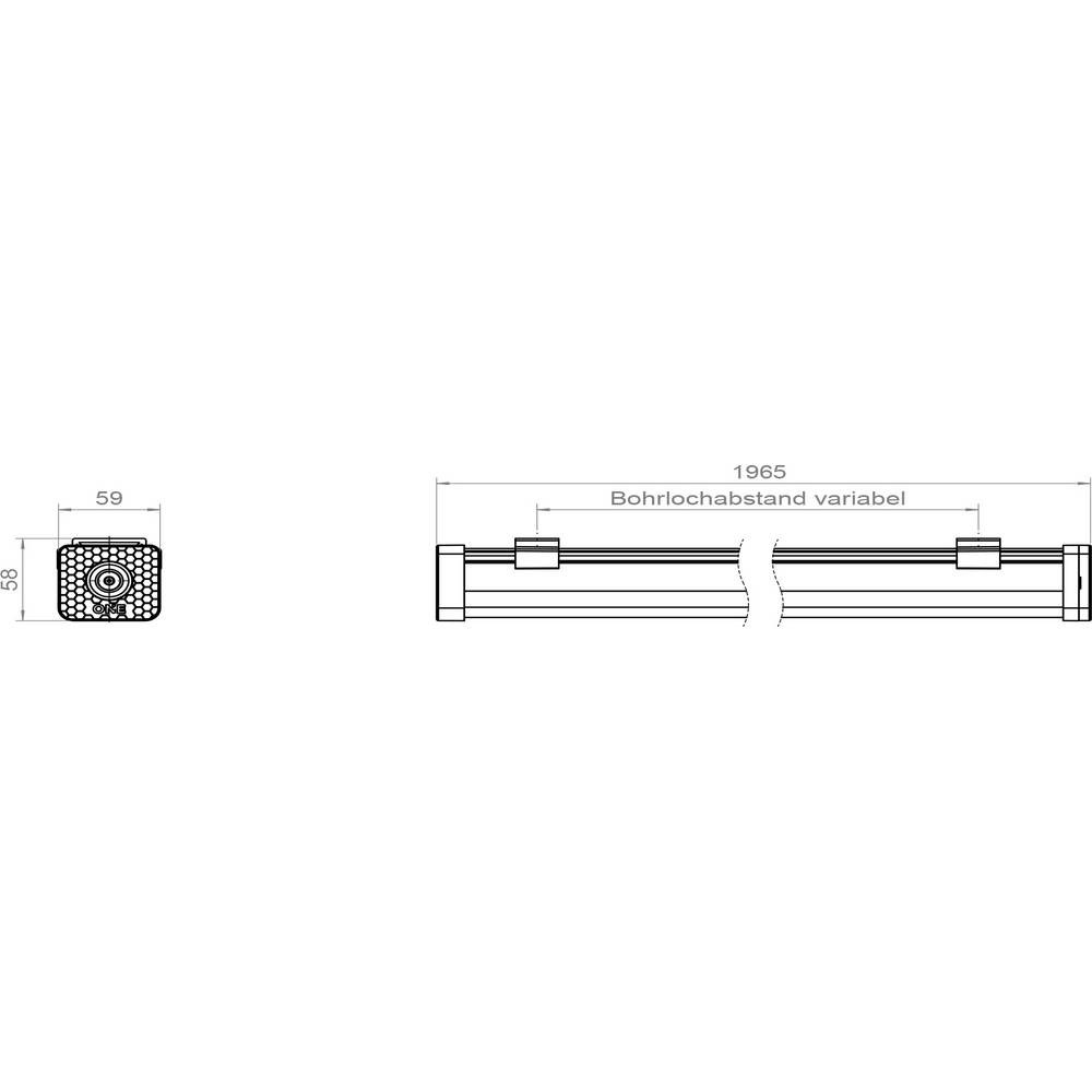 Éclairage LED pour sous-sol et garage Katla One Pracht 9109003
