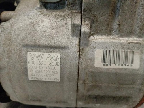 6Q0820803D 5541220 klimakompressor SEAT IBIZA 6L1 1.9 TDI 2001