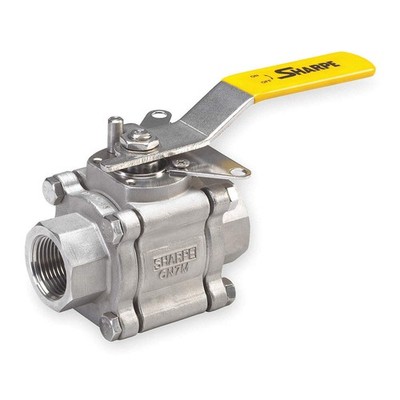 SHARPE VALVES 4352110860 Manual 2-Way Ball Valve,NPT,Alloy 20 SS 1PPU2