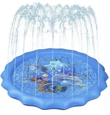 Decopom Dolphin Sprinkle Splash Pad 68inch