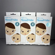 3 x FridaBaby NoseFrida Snotsucker + 24x Hygiene