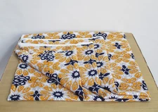 Indian Handmade Multi Floral Printed Dressmaking, Handblock Fabric 2.5 Yards US