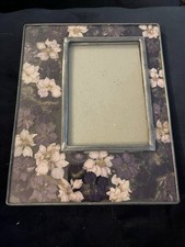 Melannco Glass Pressed flowers Picture Frame