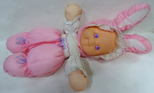 Vintage Fisher Price 1991 4061 Puffalump Kids Bunny Baby Doll 12" Used 1