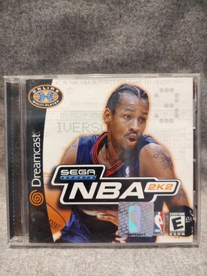 Sega Dreamcast NBA 2K2 Iverson Cover Complete W/Case Manual Sports Video Game