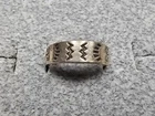 GRANDMA GRABE'S BEAUTIFUL VINTAGE 925 STERLING SILVER OPEN BACK 2.19G RING SIZ 5