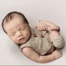 2 PC Newborns Vest And Pants Cute Photo Prop 0-1 Mo