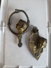Vintage Door Knocker Brass