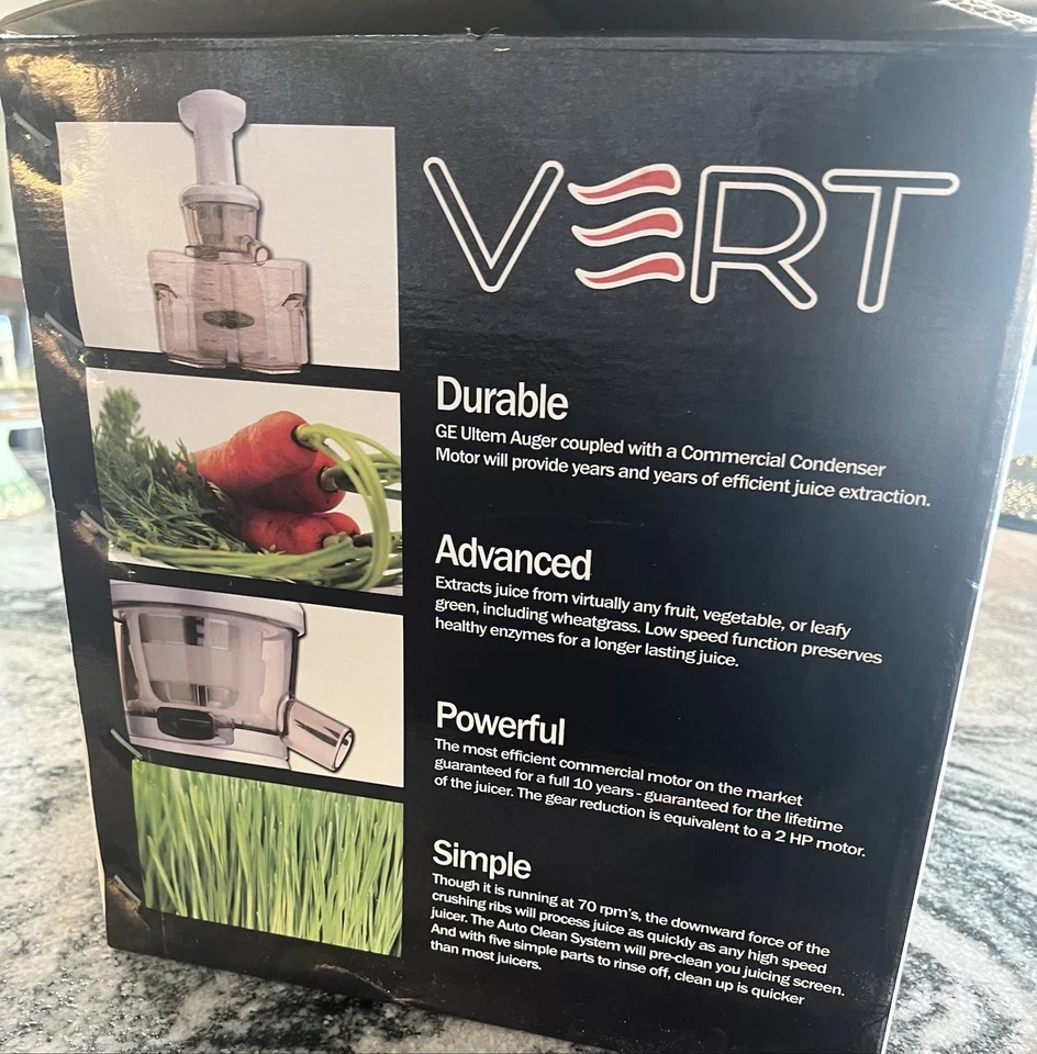 Espremedor Omega Dual-Stage 330, 70 RPM Vertical Sngle-Auger Low-Spd, Branco, 3x Uso - Imagem 4 de 4