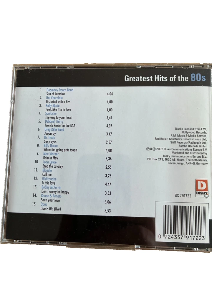 CD Greatest Hits of the 80s CD 8 - Bild 2 von 2