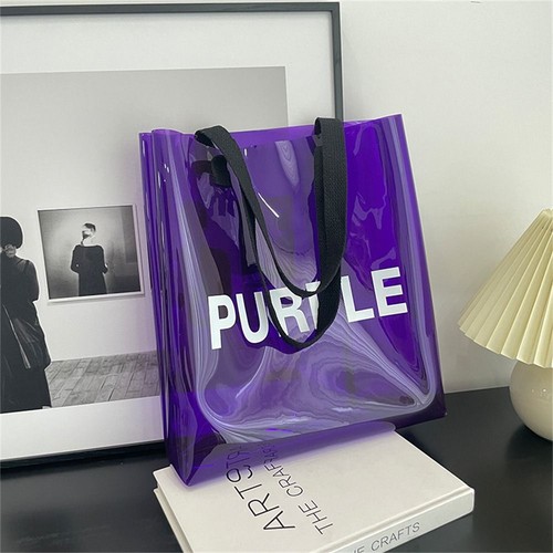 Transparent Shoulder Bag Clear Shopping Bag Fashion Storage Bags Summer Travel