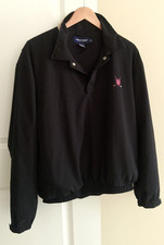 Vintage 90s Polo Sport Ralph Lauren Jacket Mens Large Navy Harrington Golf Crest