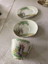 Adderley Bone China Trio Very Pretty Perfect Condition
