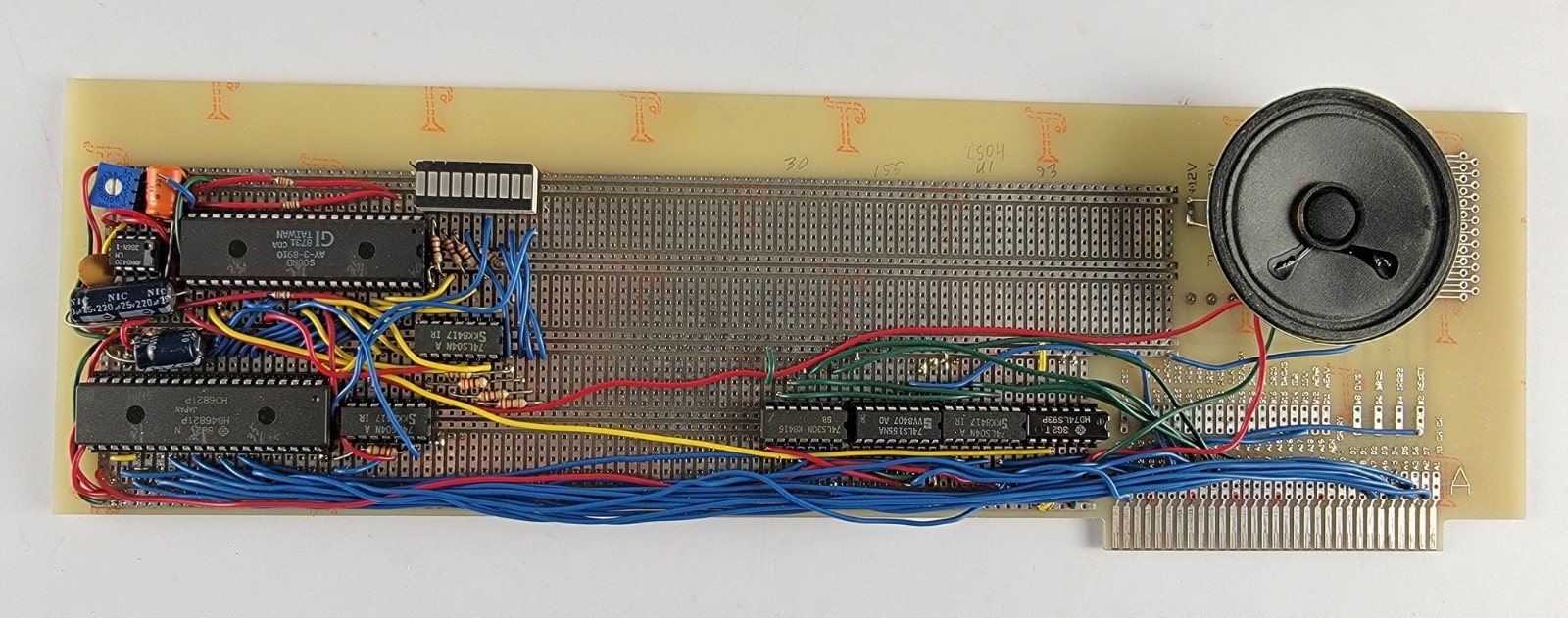 Vintage Homebrew ISA Prototype Card for IBM PC/XT Retro Computer Historical