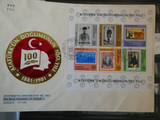 Türkei - Block auf Brief