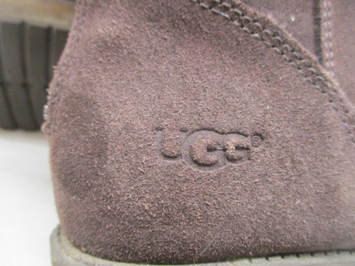 Stivali UGG Seldon donna taglia 7,5 marrone cioccolato alti full back zip scamosciati 1005434 - Foto 8 di 11
