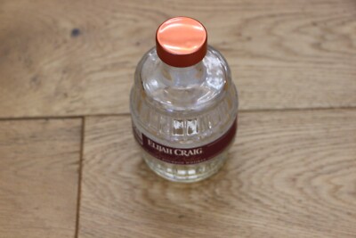 Elijah Craig 125 proof empty 200ml barrel bottle aka: Distillery Grenade Bottle