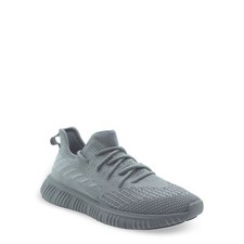 Avia Women's Mixed Knit Sneaker Memory Foam Lightweight Size 6 Color Grey