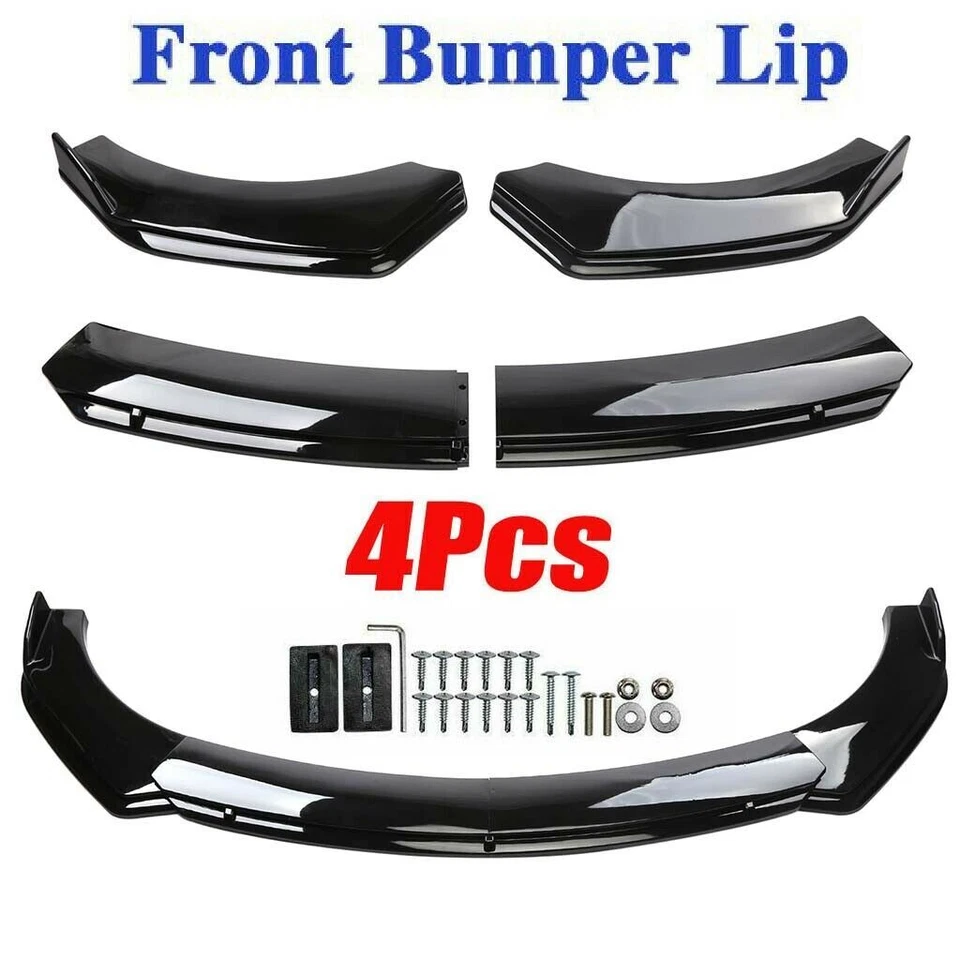 Front Bumper Lip Chin Spoiler Splitter+Strut Rods For Lexus IS250 IS350 IS300 Foto 4 de 4