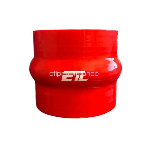 ID:3.50'' x L:3.0" Red Silicone Hump Hose Reducer Coupler intercooler turbo pipe - Picture 3 of 7