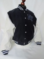 NY New York Baseball Jacket NFL MLB NHL Vintage Jacket Rockabilly College Yankee