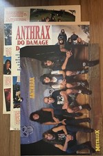 Vintage Anthrax Scott Ian Joey Belladonna Magazine Pinup & Clippings