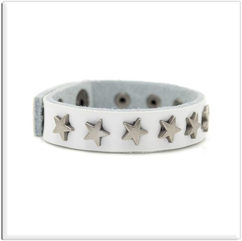 2 PCS Gothic Pentagram Studded Bracelet Vintage Leather Star Wristband Cuff Gift - Photo 26/29
