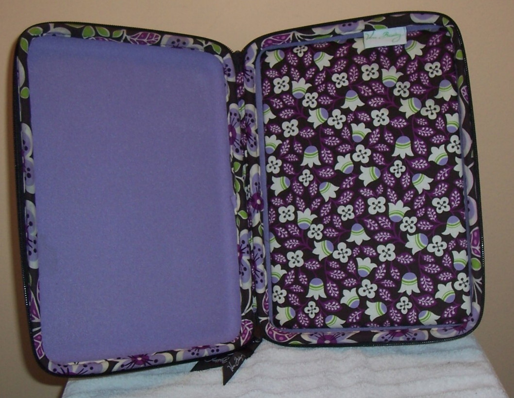Vera Bradley Hard Shell Laptop Computer Case Purp… - image 10