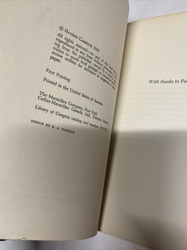 Carruth, Hayden APPENDIX A 1st Edition 1st Printing - Imagen 7 de 12