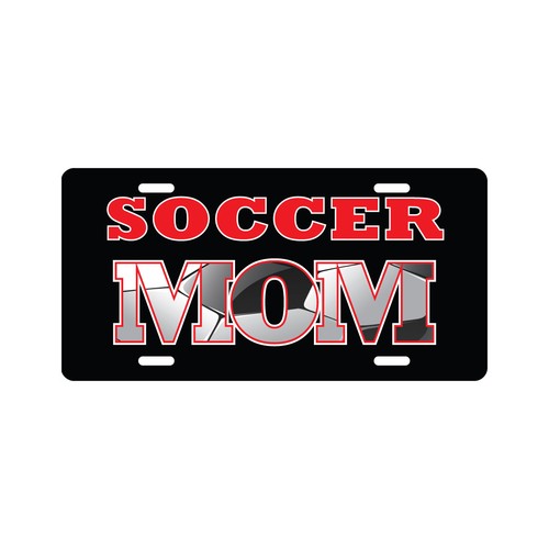 SOCCER MOM License Plate Funny Novelty Tag eBay