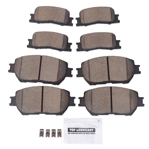 8pcs Front and Rear Ceramic Brake Pads for 2002 - 2006 Toyota Camry 2.4L 3.0L - Bild 2 von 8