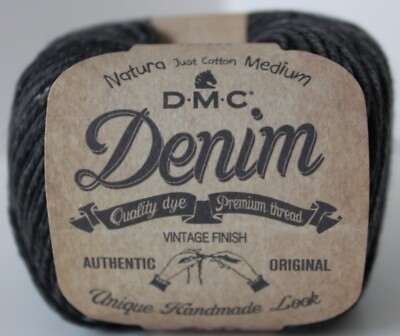 Natura DMC Denim Yarn- Just Cotton- sold per skein - 6 colors to choose