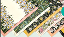 Stampin Up Retired DAFFODIL AFTERNOON Designer Series Paper 5 Sheets  Pieces