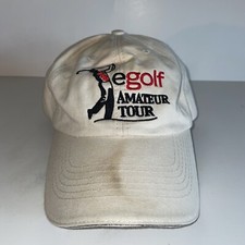 Egolf Amateur Golf Tour Hat Dad Cap Adjustable Cap Khaki Beige