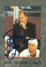 Don Jackson autographed Hockey Card (Cincinnati Cyclones)